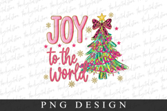 Christmas Joy To The World Clipart PNG | Christmas Png Product Image 1