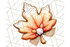 Fall Cookie Clipart PNG, Autumn Sweets Pumpkin Cookies Product Image 3