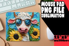 Whimsical 3D Farmyard Mouse Mat Product Image 1