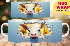 Sweet Creatures in Your Sip: Sublimation Mug Art Product Image 1