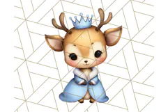 Princess Animal PNG Clipart with Crowns & Royal Accessories Product Image 3