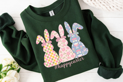 Cute Easter Bunny Clipart, Happy Easter Sublimation PNG Product Image 1