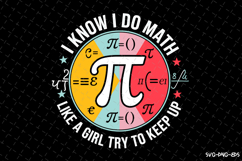 I know i do math SVG Design | Quotes | SVG Cut Files Product Image 1