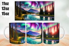 Mountains Mug Wrap Sublimation 11oz, 12oz, 15oz Product Image 1