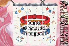 Enchanted reflections 20oz tumbler wrap, Patriotic Product Image 1
