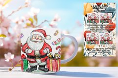 11oz 15oz Sublimation Wrap - Christmas Watercolor Product Image 1