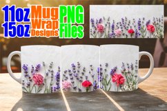 Petal Power Sublimation Mugs - 11oz &amp; 15oz Charm Product Image 1