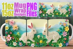 Easter 3D Mug Design - 11oz 15oz, Colorful Happiness Product Image 1