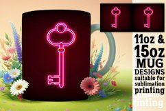 Neon Mirage: Sublime 15oz Mug Sublimation Showcase 11oz Product Image 1