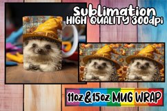 Spooky Splendor: 3D Mug Sublimation Wraps - Autumn Glow Product Image 1