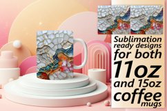 Shimmering Vineyard Mug Wrap: Sublimation, 11oz &amp; 15oz Product Image 1