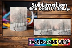 Colorful Nature Scenes Mug Wrap for 11oz 15oz Product Image 1