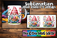 Unique memories 11oz 15oz sublimation wrap, Easter Gnomes Product Image 1