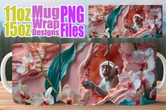 Spring 3D Animals in Wall Mug Wrap - Design Product Image 1