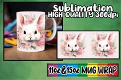 Bunny Bliss Spring Mug Wrap Product Image 1