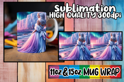 Joyful vibes 11oz 15oz sublimation wrap, Women Product Image 1