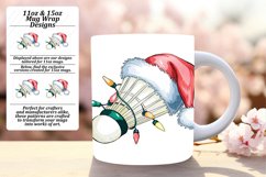 Bright 11oz Mug Wrap Png Artwork , Holiday Product Image 1