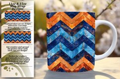 Shiny Sparkly 11oz/15oz Stripe Mug Wrap Product Image 1