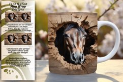 Watercolor Wall Horse Creative Mug Design Product Image 1