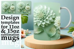 Blossom Harmony: 3D Mug Sublimation Product Image 1