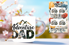 Unique 11oz Mug Wrap Png Artwork , Father&#039;s Day Product Image 1