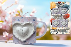 Sublimation 3D Love Mug - Heart's Beauty Product Image 1