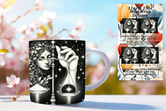 Serene 11oz Mug Wrap Png Design , Mystic Product Image 1