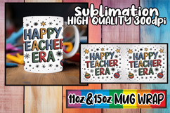 Inspiring mornings 11oz 15oz sublimation wrap, Teacher Product Image 1