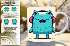 Playful Png For 15oz Mug Wrap , Monster Product Image 1