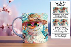 Holiday Snowman Sublimation Mug Wrap 11oz/15oz Summer Joy Product Image 1