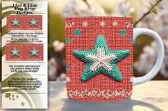 Glamorous 15oz Mug Wrap Png Artwork , Holiday Product Image 1
