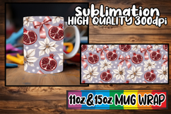 Blissful nights sublimation print wrap, Christmas Product Image 1