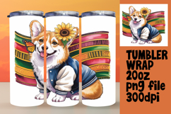 Unique 20oz Gift Tumbler Template , Cute Dog Product Image 1