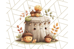 Woodland Forest Scene PNG Clipart, Fall Nature Elements Product Image 3