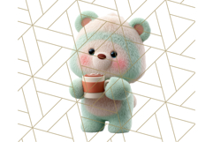 Kawaii Cozy Girl Clipart PNG, Pastel Fall Cozy Aesthetic Product Image 3