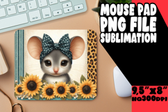 Blissful Mouse Pad Sublimation Magic, Cute Animals Product Image 1