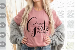 Life is Better with my Girls | Girl Mom SVG Design Product Image 1
