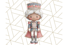 Nutcracker Clipart, Festive Holiday Toy Soldier PNG Art Product Image 3