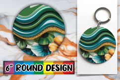 Enchanted Circle Keychain Inspiration PNG, Pattern Product Image 1