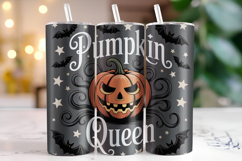 Pumpkin Queen Tumbler Wrap | Sublimation | Tumblers Product Image 1
