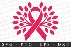 PInk Ribbon PNG | Breast Cancer Awareness Png Product Image 1
