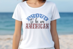 Proud to be an American Patriotic Quote Product Image 3