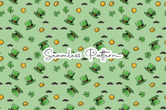 St. Patrick's Day Seamless Patterns JPG - Leprechaun &amp; Clove Product Image 8