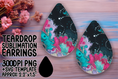 Cute Teardrop Design for Crafting , Abstract Pattern Product Image 1
