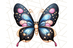 Jewel Toned Butterfly PNG Clipart, Vibrant Butterflies Product Image 3