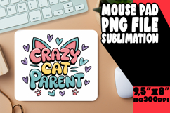 BLISSFUL mouse PAD Fun Design, Cat Quote Product Image 1