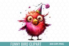 Funny Bird Sublimation Clipart Product Image 1
