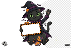 Halloween Characters &amp; Banners Clipart Product Image 1