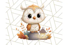 Woodland Autumn Critters PNG Clipart, Cute Fall Animals Product Image 3