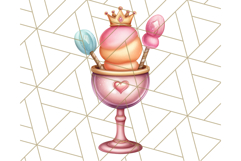 Princess Tea Party PNG Clipart with Teacups &amp; Fancy Treats Product Image 3